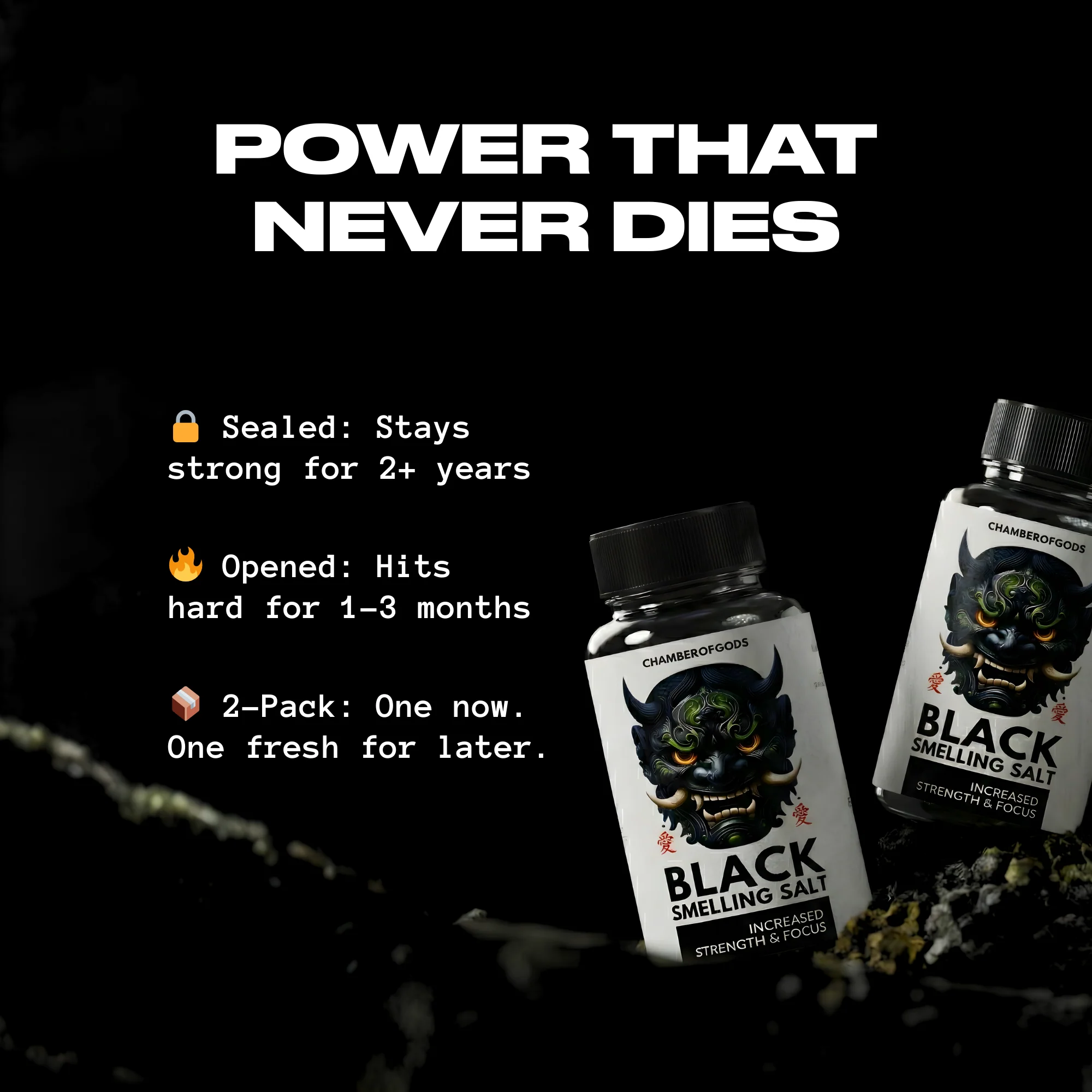 Black Smelling Salt | For Intermediate lifters - Image 5