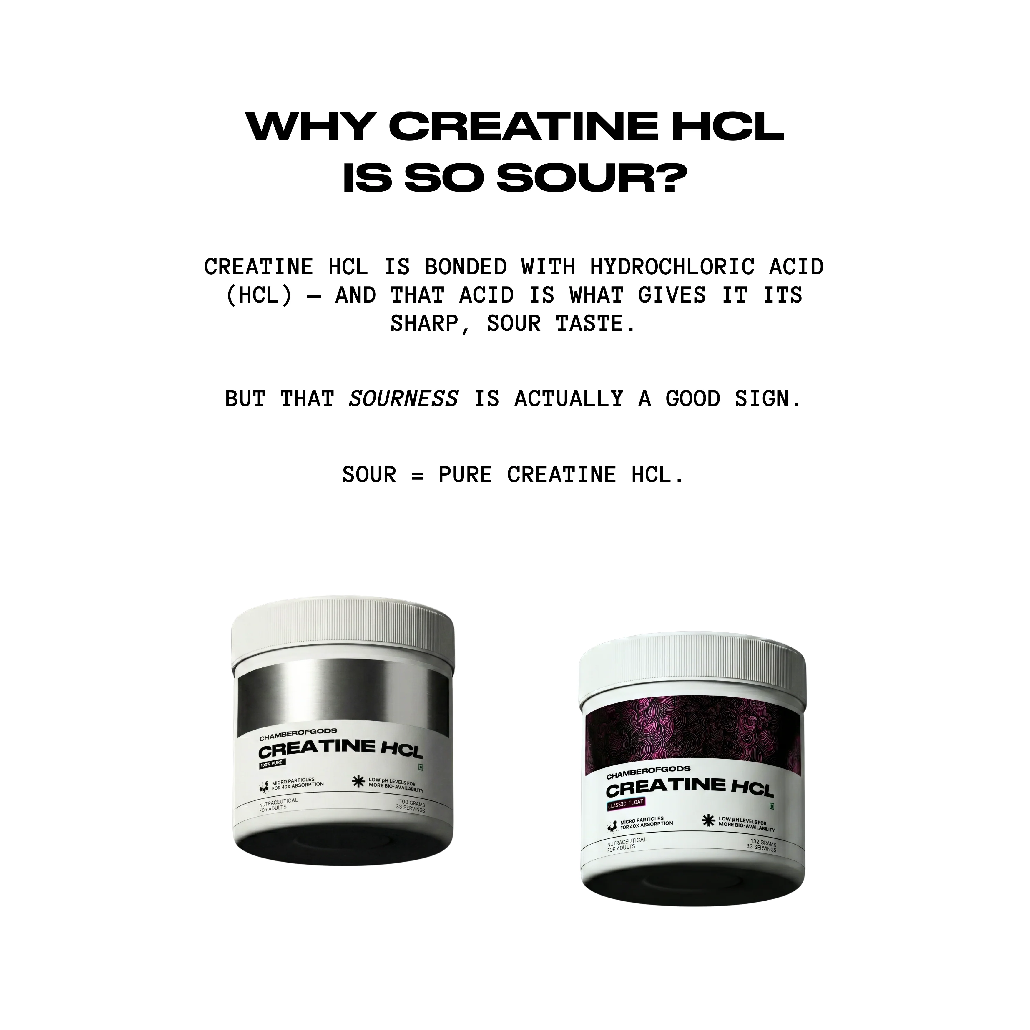 COG Creatine Hcl - Classic Float | Built Different (33 Servings) - Image 5
