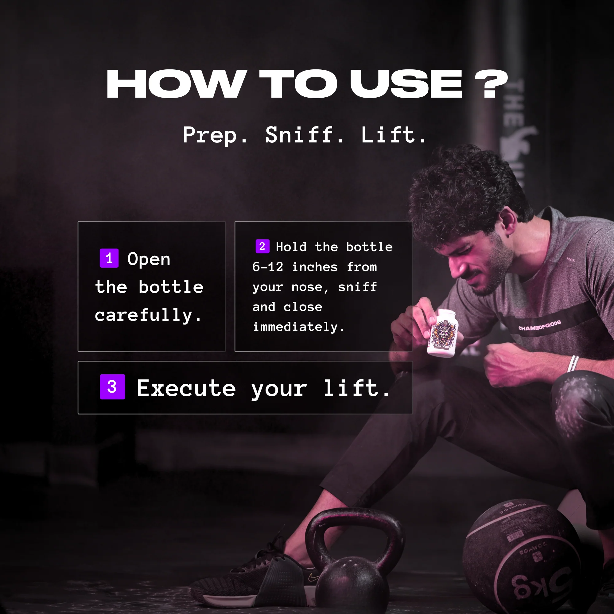 War Lord Smelling Ammonia Salt | For Intermediate Lifters - Image 5